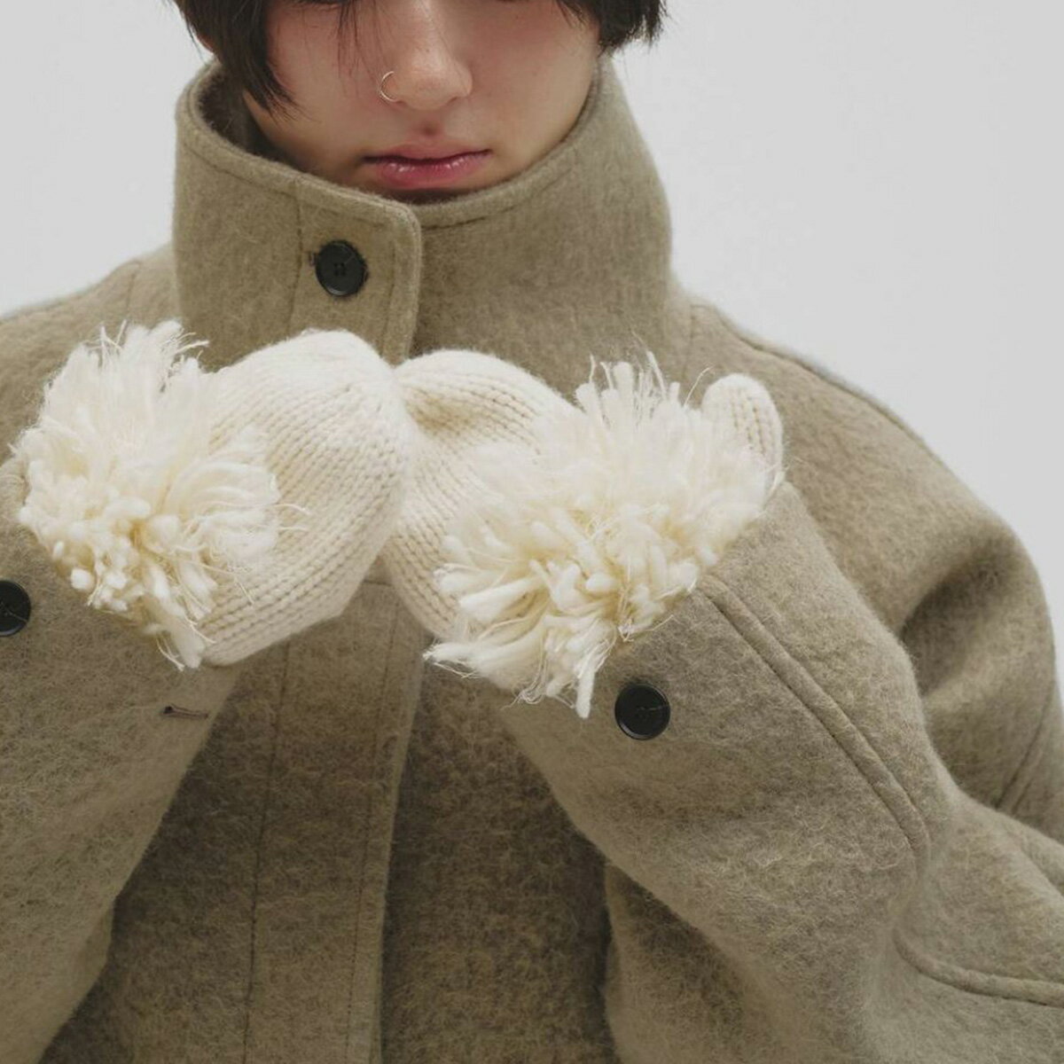 Rakuten - (予約)TODAYFUL トゥデイフル Fringe Knit Armwarmer フリンジニットアームウォーマー 12621036 (11月中旬以降入荷) レディース メリノウール混 フリンジ 2026冬