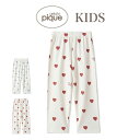 ジェラートピケ キッズ gelato pique KIDS ハート柄ロングパンツ pkcp254473 ジェラピケ 子供服 ルームウェア 部屋着 パジャマ 20...