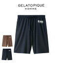 一日市でポイント10倍 GELATO PIQUE HOMME ジェラートピケ オム ワンポイントロゴレーヨンハーフパンツ pmcp242942 メンズ ボトムス ジェラピケ 部屋着 ルームウェア パジャマ 吸水速乾 接触冷…