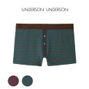 UNDERSON UNDERSON アンダーソンアンダーソン ボーダーショートトランクス uumgg234090 メンズ 男性用 下着 ボクサーパンツ ショート...