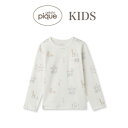 (5の付く日ポイント10倍)gelato pique kids ジェラートピケ KIDS キッズ メリーゴーランド柄プルオーバー pkct241445 ジェラピケ トップス ルームウェア パジャマ 子供服 ロンT 長袖 親子 リンクコーデ お揃い 誕生日 ギフト プレゼント セレクトショップムー【S10】