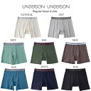 SALE30%OFF UNDERSON UNDERSON アンダーソンアンダーソン レギュラーボクサートランクス uumgg214054 メンズ 男性用 インナー パンツ 下着 リラックスタイプ 通気性 ナイトウェア 父の日 ギフト プレゼント