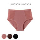 楽天セレクトショップ　ムーUNDERSON UNDERSON アンダーソンアンダーソン シアーハイウエストショーツ uuwgg231188 ウィメンズ レディース 下着 インナー 吸水 速乾 消臭 和紙使用 リラックス素材 ナイトウェア プレゼントにオススメ