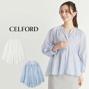 (もうすぐ終了ポイント最大10倍)セルフォード CELFORD シアーフレアブラウス cwfb254013 レディース 透け感 トップス ペプラム 接触冷感加工 手洗い可能 2025秋 セレクトショップムー【P10】