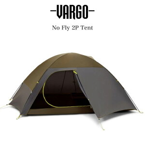 (新春24時間限定ポイント10倍)VARGO バーゴ NO FLY 2P TENT ノーフライ2人用テント 最大約1.25kg t-480vargo 自立式テント 登山 ULギア ウルトラライトテント ソロキャンプ アウトドア お家キャンプ ベランダキャンプ セレクトショップムー