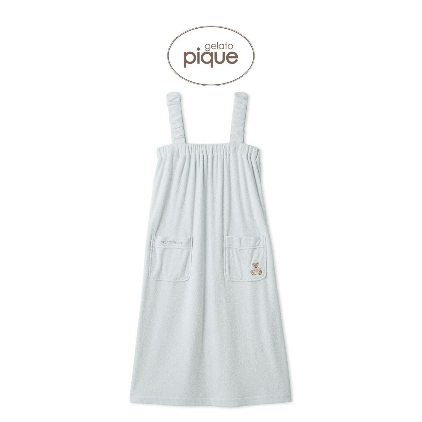 ジェラートピケ gelato pique 吸水パイルベア刺繍2wayワンピース pwco261276 ジェラピケ ルームウェア お風呂上り 旅行 海 プール レジャー 部屋着 パジャマ レディース 2026春 ギフト プレゼントにおすすめ セレクトショップムー【P10】