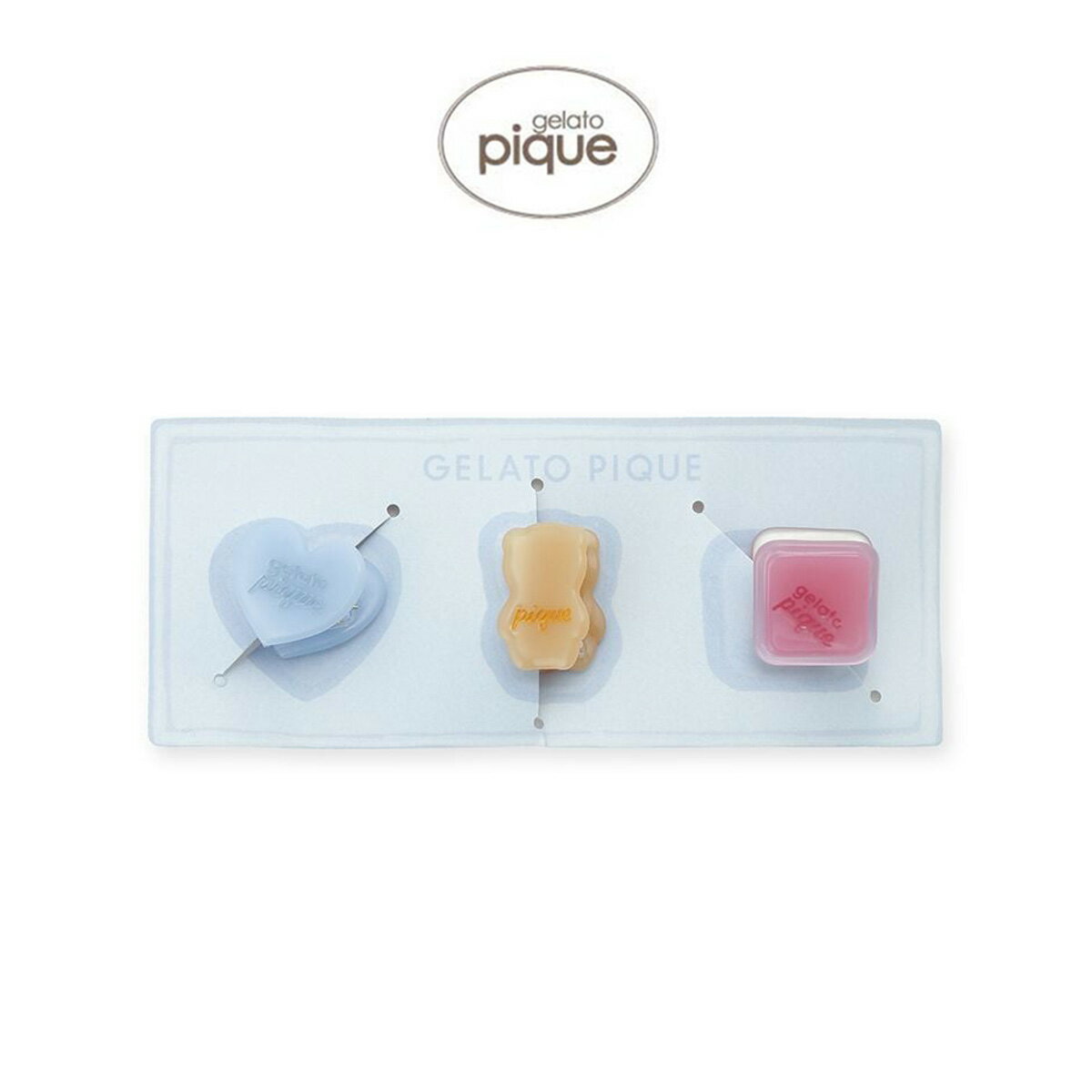 ジェラートピケ gelato pique Valentine ミニヘアクリップ3点セット pwga2 ...