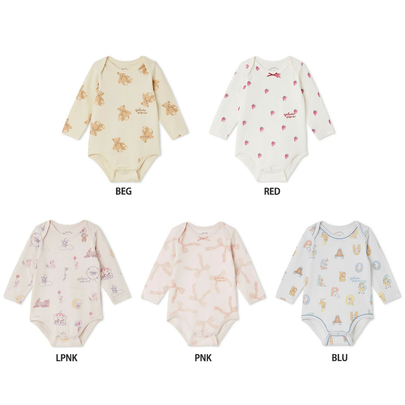 ジェラートピケ ベビー gelato pique BABY 長袖ボディスーツ pbco259085 ジェラピケ ロンパース 出産祝い 赤ちゃん ルームウェア 部屋着 パジャマ 2025夏 ギフト 贈り物 プレゼント セレクトショップムー【P10】