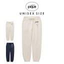 ジェラートピケ GELATO PIQUE UNISEX 裏毛ワンポイントロングパンツ pucp254374 ジェラピケ ルームウェア ユニセックス メンズ レデ...
