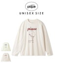 ジェラートピケ gelato pique UNISEX ワンポイントロンT puct254375 ジェラピケ ルームウェア ユニセックス メンズ レディース トップス パジャマ 部屋着 2025秋 ギフト プレゼントにオススメ セレクトショップムー