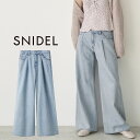 (マラソン限定ポイント10倍)スナイデル SNIDEL/Levi 039 s 別注デニム（29インチ） swfp241034 レディース ボトムス リーバイス コラボ デニムパンツ ワイド 脚長効果 2024spring 2024春 セレクトショップムー【S10】