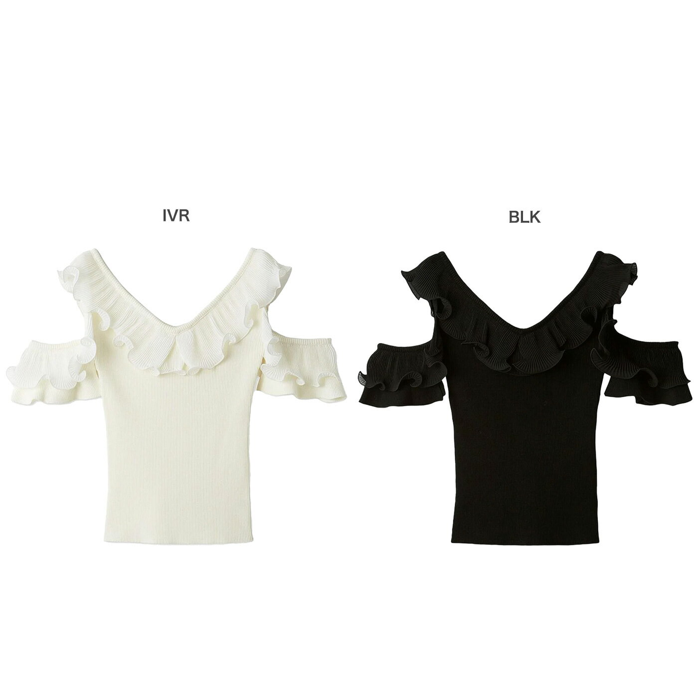 SALE40%OFF スナイデル SNIDEL フリルプリーツニットプルオーバー swnt252113 レディース トップス フェミニン 肩見せ 女子会 デート セレクトショップムー