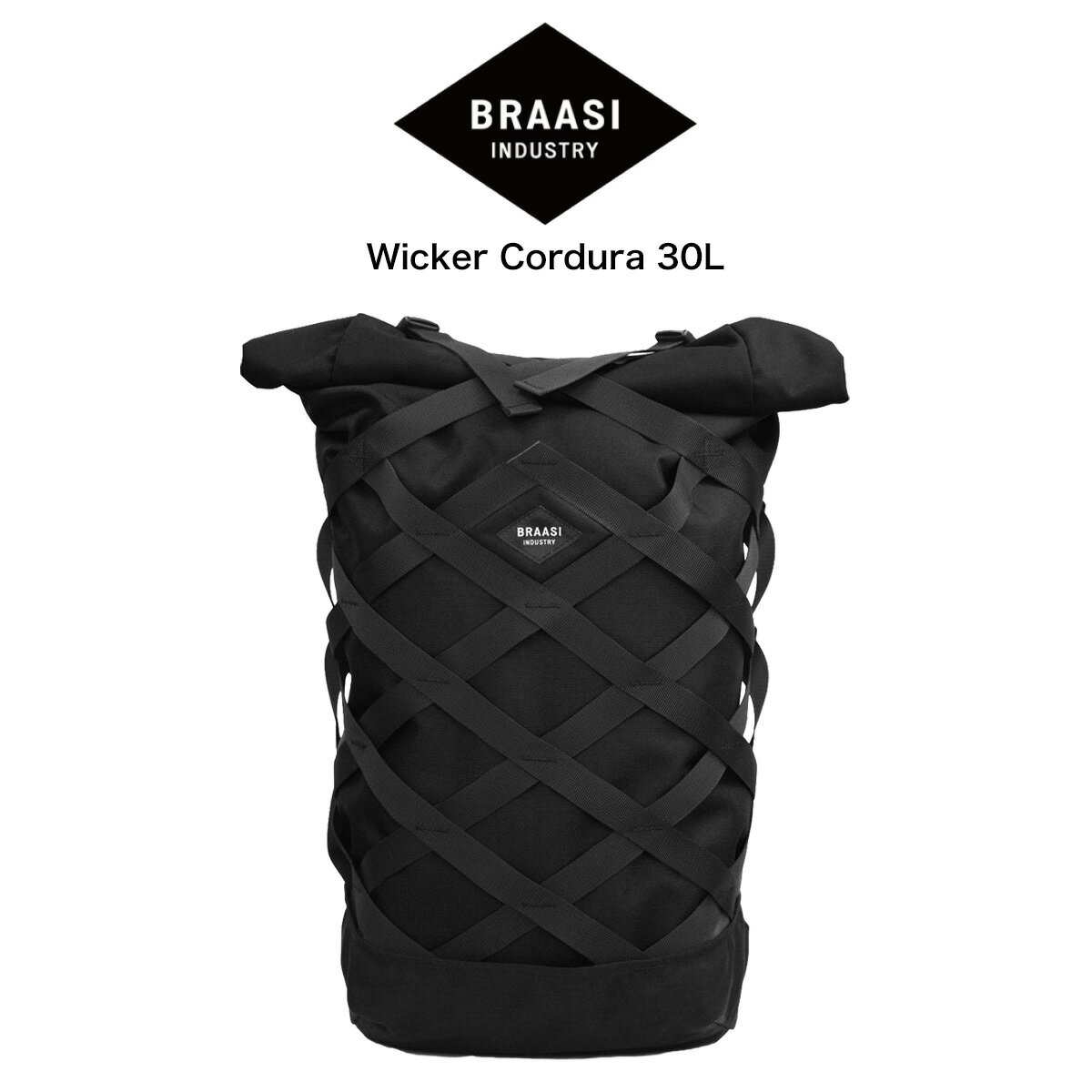 Rakuten - BRAASI ブラーシ Wicker Cordura 30L BAG バックパック アウトドア ビジネス サイクリング 3Dメッシュ 旅行 ハンドメイド 耐久性