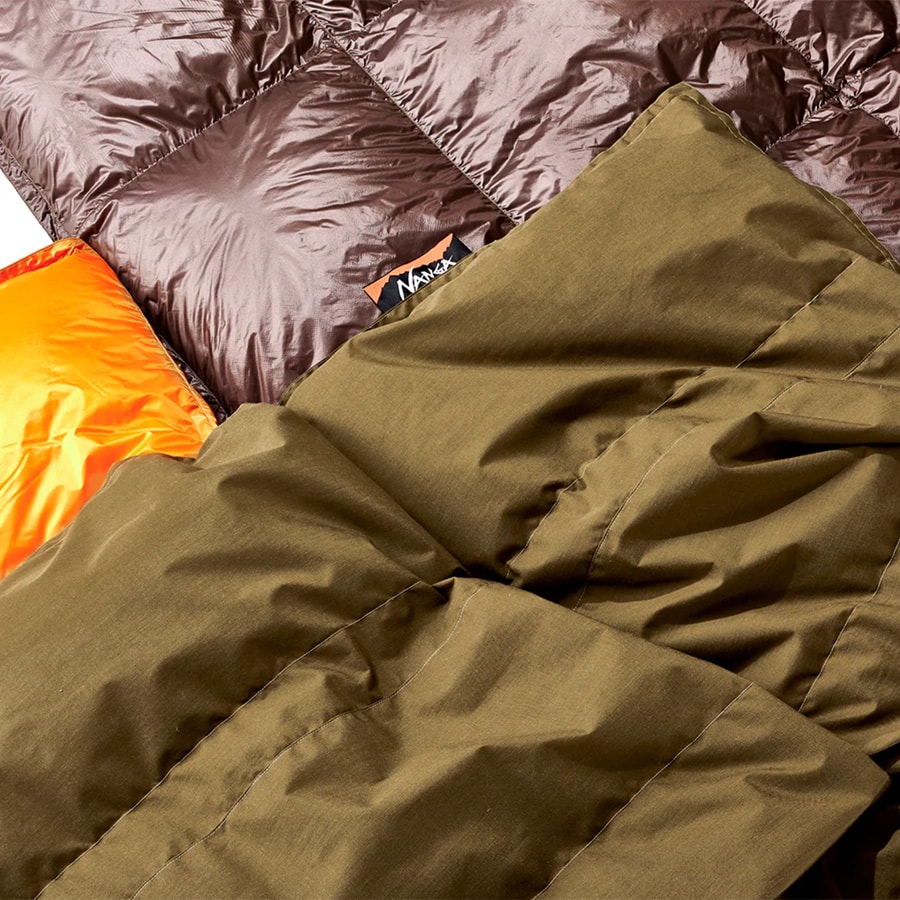 NANGA ナンガ 防災 シュラフ 3WAY KAKE-FUTON カケフトン 760FP 色：BEG(ベージュ) 車中泊 バンライフ 封筒型 寝袋 ダウンシュラフ タキビ素材 薄手布団 厚手布団 アウトドア キャンプ ホワイトダックダウン muselect-10106207 セレクトショップ ムー サンプル画像2