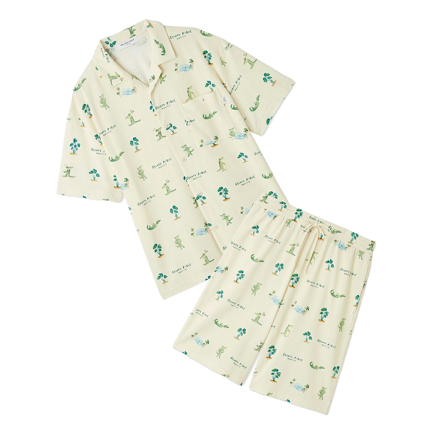 楽天市場】ジェラートピケ ルームウェア セット（裾丈の種類5分丈