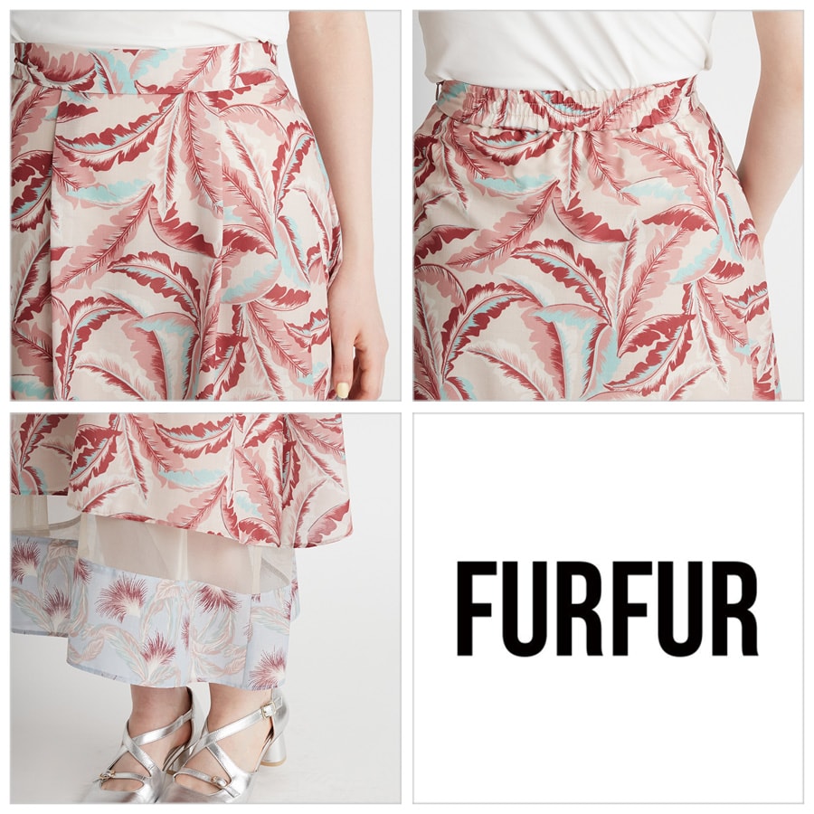 (SALE40%OFF) FURFUR ヴィンテージアロハ柄スカート rwfs222006 レディース フレア ロング丈 セットアップ セール muselect-10098752 セレクトショップ ムー サンプル画像2