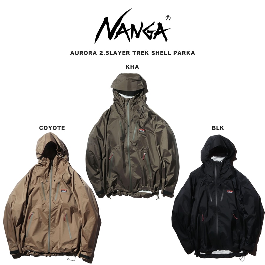 NANGA ʥ AURORA 2.5LAYER TREK SHELL PARKA/2.5쥤䡼 ȥåѡ ()(ǥ) ɿƩ 쥤䡼 ȥɥ㥱å  л ɿ쥤󥸥㥱å