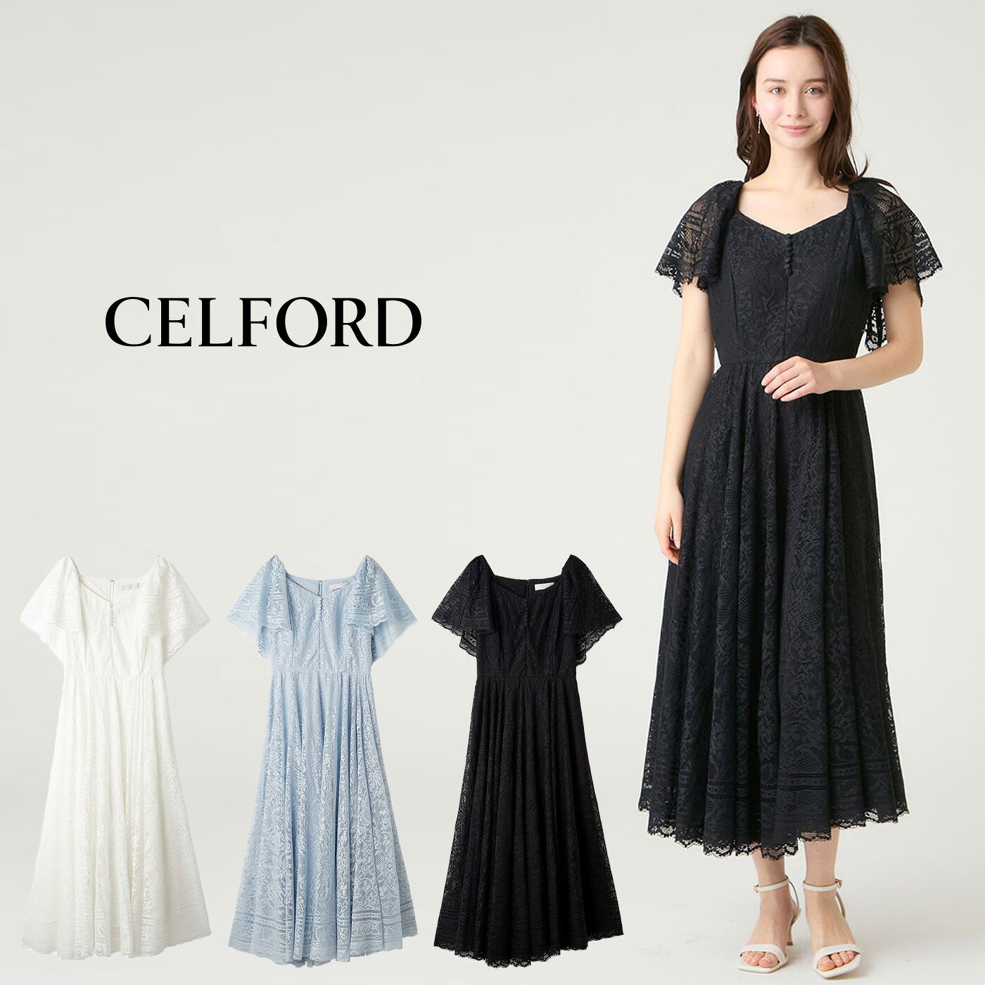 楽天市場】CELFORD セルフォード ワンピース（袖の長さ半袖）の通販