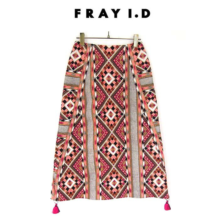 SALE40%OFF FRAY I.D フレイアイディージャガードミモレスカート fwfs172254 fray id セール