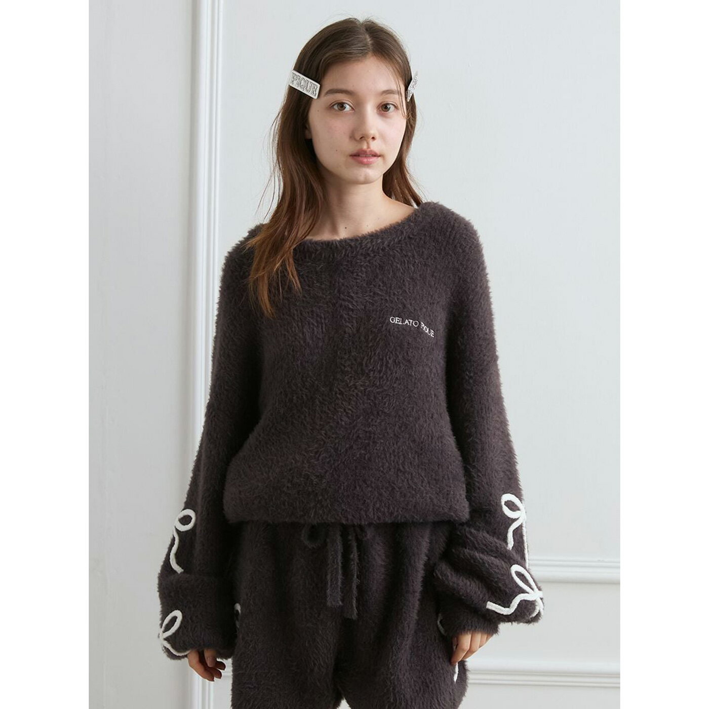 ジェラートピケ gelato pique HALLOWEEN リボンフェザーロンパース pwno254027 ジェラピケ ハロウィン ルームウェア 部屋着 パジャマ レディース 2025秋 ギフト プレゼントにおすすめ セレクトショップムー【P10】 3