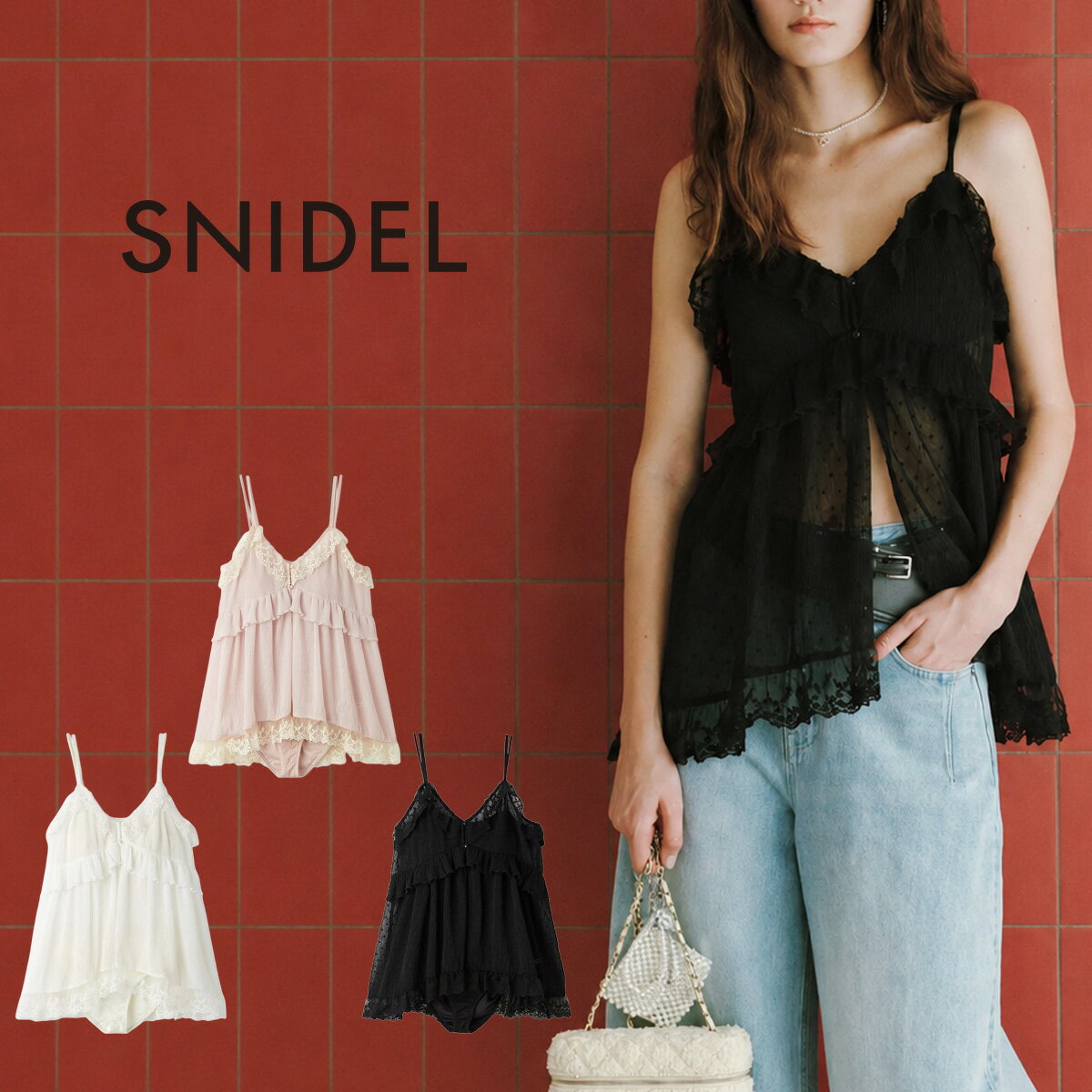 楽天市場】snidel ワンピース（水着｜レディースファッション）の通販
