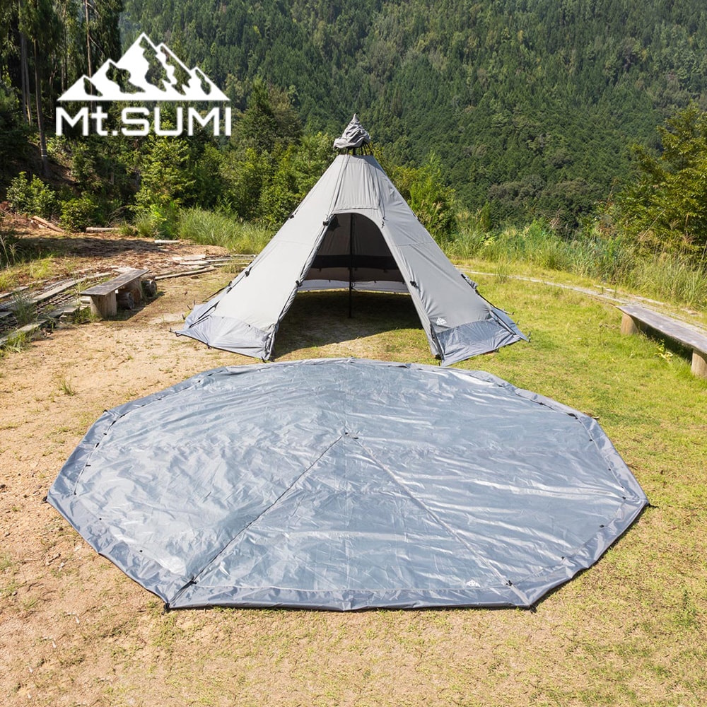 Mt.SUMI マウントスミ StoveTent Nona T/C GroundSheet / ストーブテント ノナ T/C用 グランドシート ts2210n-gs 選べる2スタイル バスタブ型 土間スタイル ストーブテント ノナ T/C専用