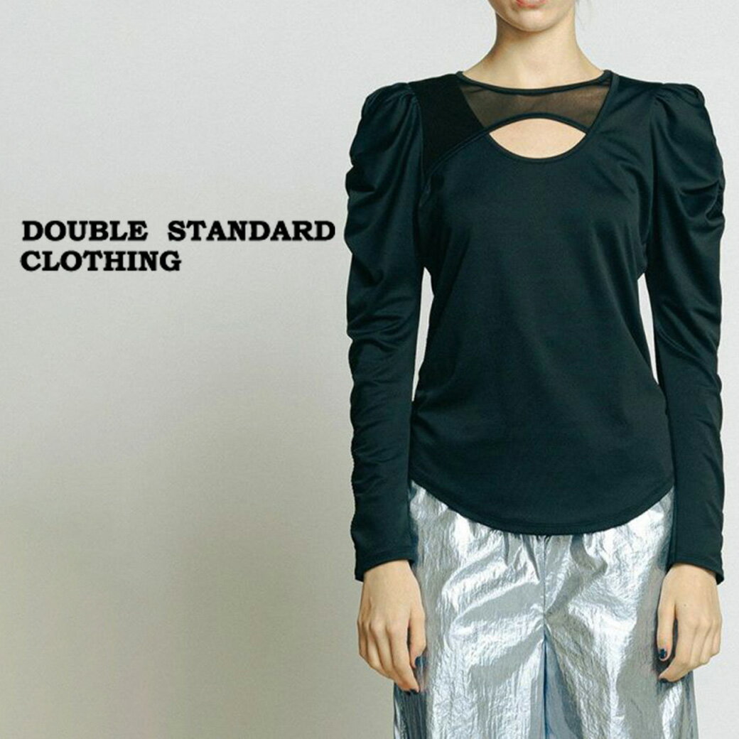 DOUBLE STANDARD CLOTHING ダブルスタンダードクロージング ESSENTIAL / ストレッチデザイントップス 2508150241 レディース ダブスタ トップス フェミニン 2024春