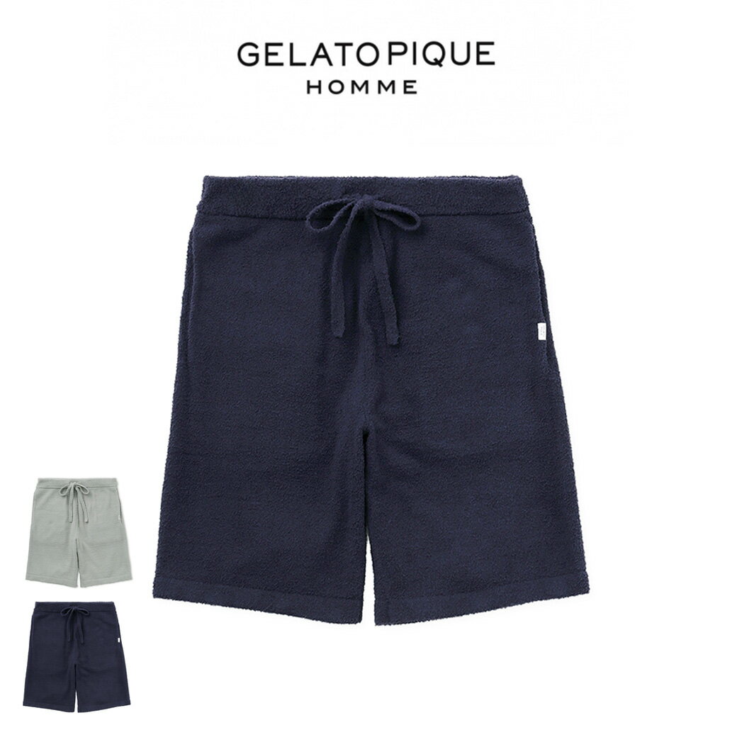 ジェラートピケ パジャマ メンズ GELATO PIQUE HOMME ジェラートピケ オム KOUSUKE SHIMIZU エアモコハーフパンツ phnp241971 メンズ ボトムス ジェラピケ 部屋着 ルームウェア パジャマ コラボ ギフト プレゼントにおすすめ 2024春 セレクトショップムー【S10】