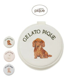 ジェラートピケ 手鏡・ハンドミラー gelato pique ジェラートピケ DOG柄丸形ミラー pwgg241667 ジェラピケ レディース コンパクトミラー 手鏡 ハンドミラー メイク 犬好き 新生活 ギフト プレゼント 2024春 セレクトショップムー【S10】