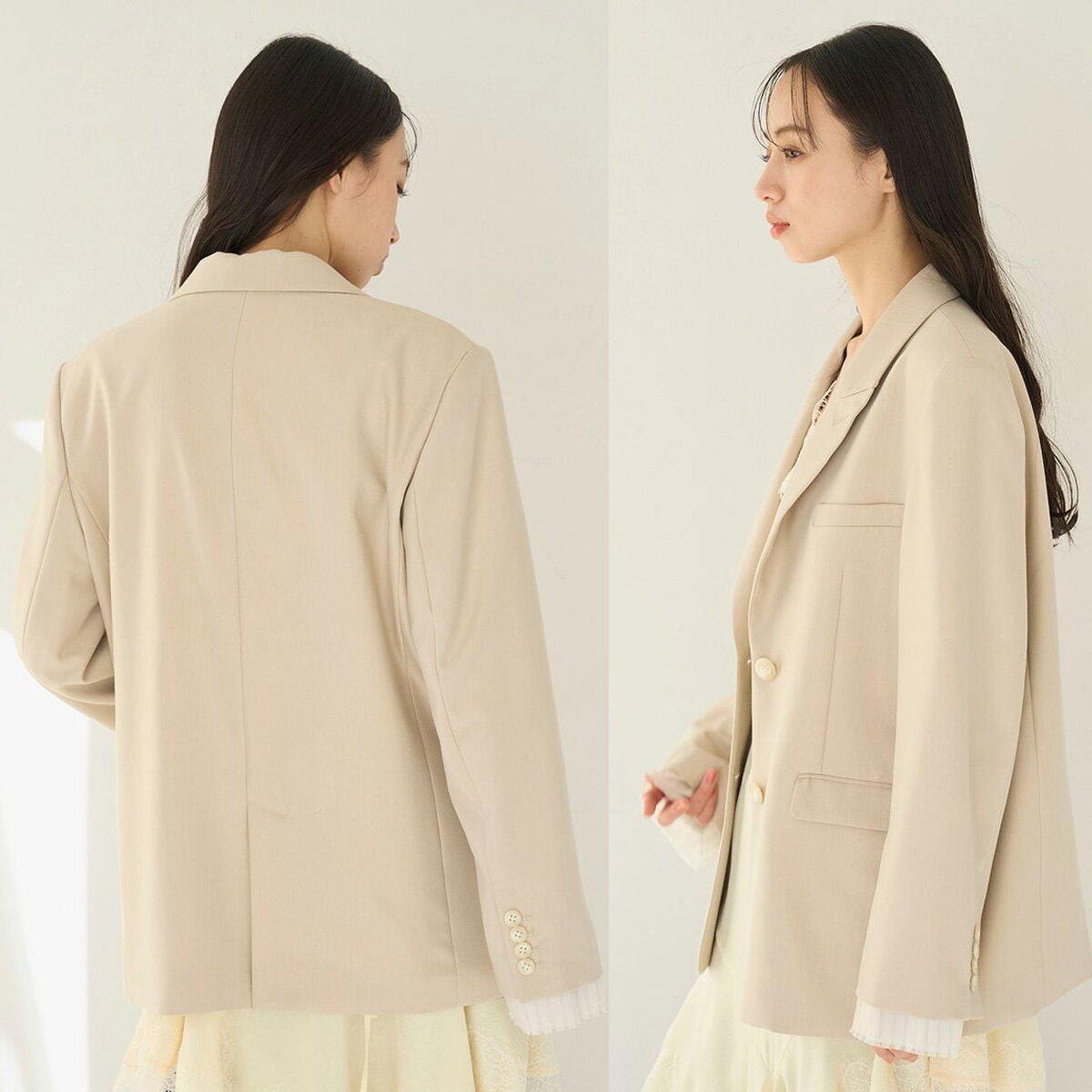 スナイデル SNIDEL オーバーサイズジャケット swfj261134 レディース アウター シンプル 上品 大人カジュアル デイリー オケージョン オフィス 2026春 セレクトショップムー