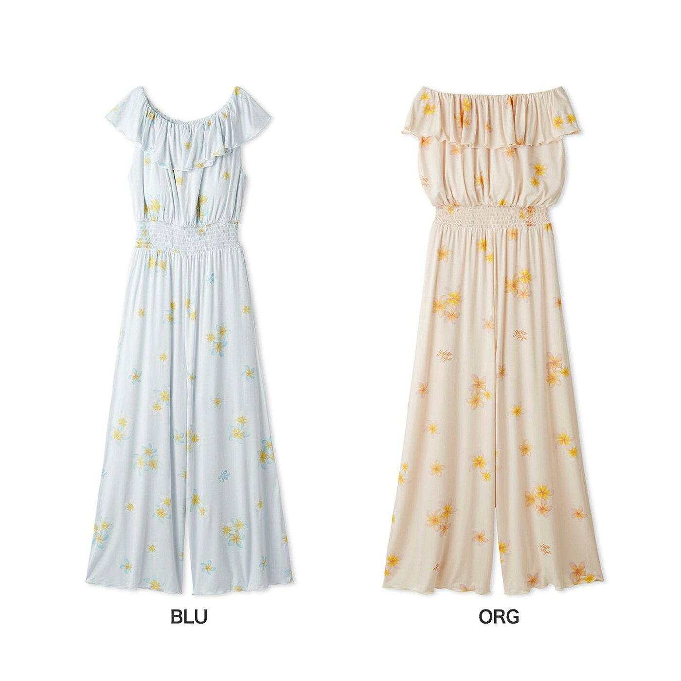 SALE30%OFF ジェラートピケ gelato pique 接触冷感 プルメリア柄カップインオールインワン pwco262236 ジェラピケ ルームウェア 部屋着 パジャマ レディース ギフト プレゼントにおすすめ セレクトショップムー muselect-10111864 セレクトショップ ムー サンプル画像2