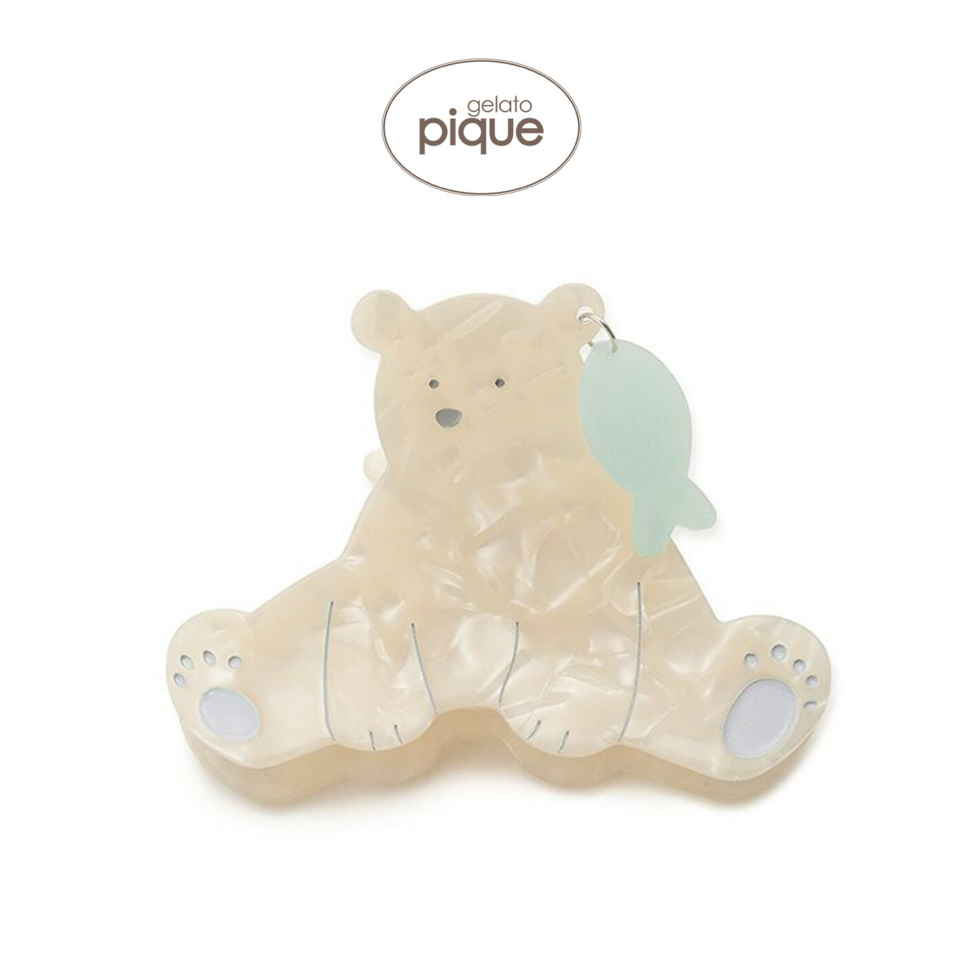 Rakuten - ジェラートピケ gelato pique シーアニマルモチーフバンスヘアクリップ pwga262668 ジェラピケ ヘアアクセサリー シロクマ まとめ髪 小物 レディース ルームウェア 2026夏 プレゼント ギフトにおすすめ セレクトショップムー【P10】