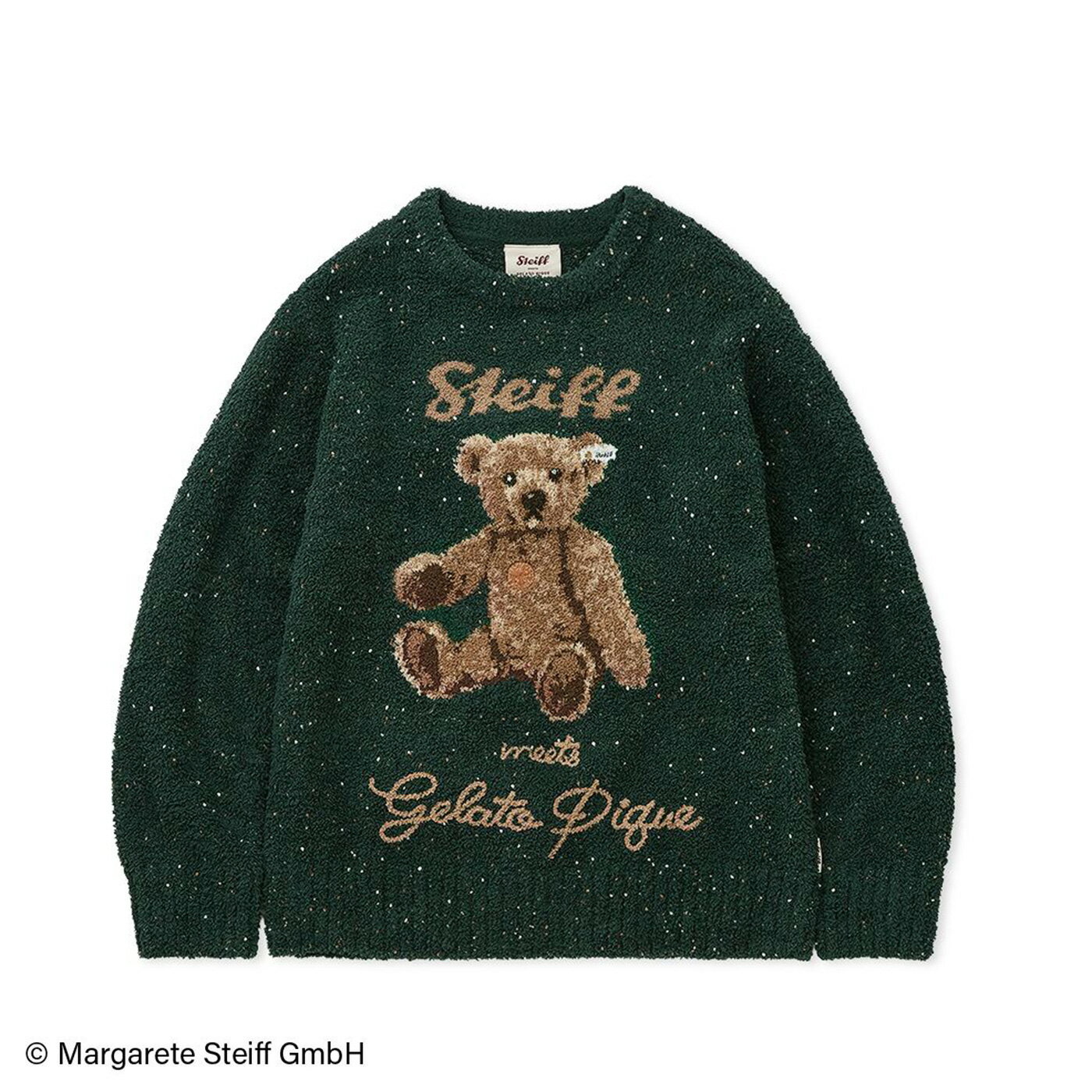 ジェラートピケ gelato pique Steiff パウダーネップジャガードプルオーバー pwnt255034 ジェラピケ シュタイフ テディベア ルームウェア 部屋着 パジャマ レディース クリスマス ギフト プレゼント セレクトショップムー