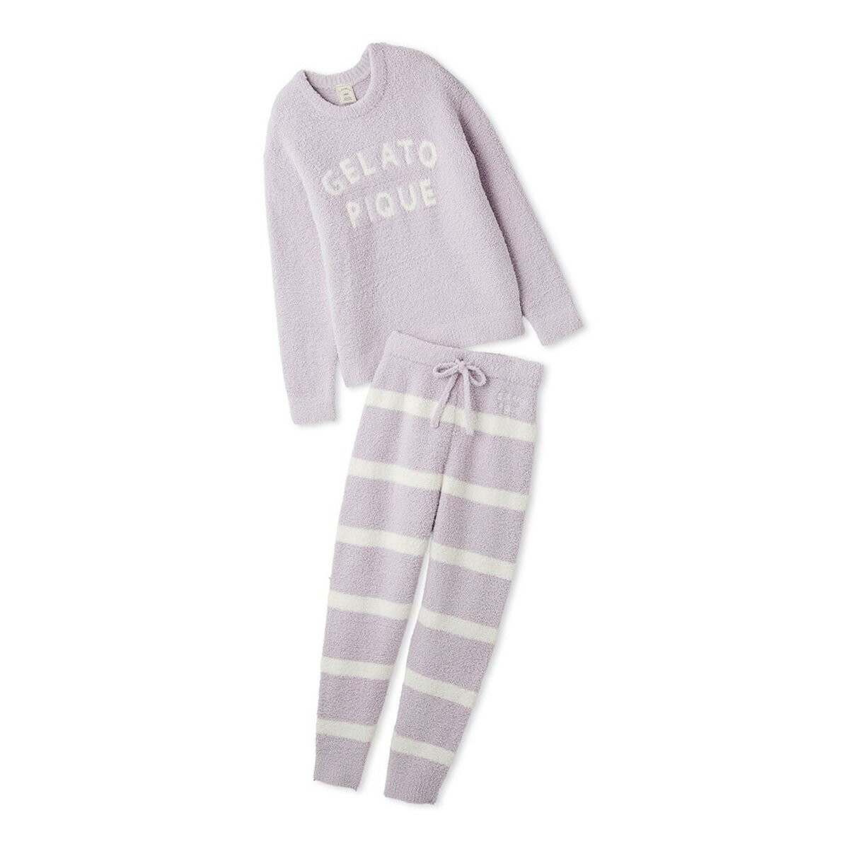 楽天市場】ジェラートピケ ルームウェア セット（カラーパープル