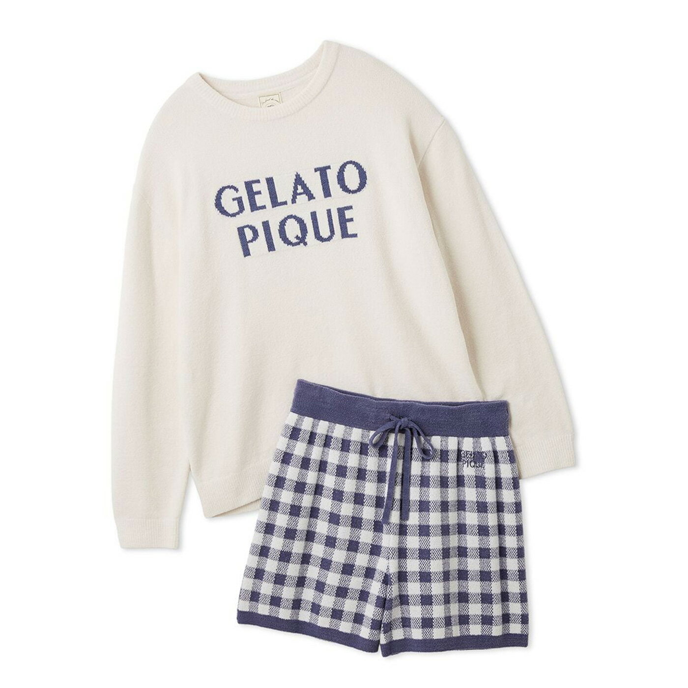 楽天市場】ジェラートピケ パジャマ（カラーネイビー）（上下セット