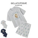 ジェラートピケ オム GELATO PIQUE HOMME エアリーモコキャットプルオーバー&ハーフパンツセット pmnt252921set pmnp25292...