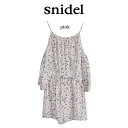 SALE40 OFF スナイデル SNIDEL プリントアメスリロンパース swfo162024 ビーチコーデ セール