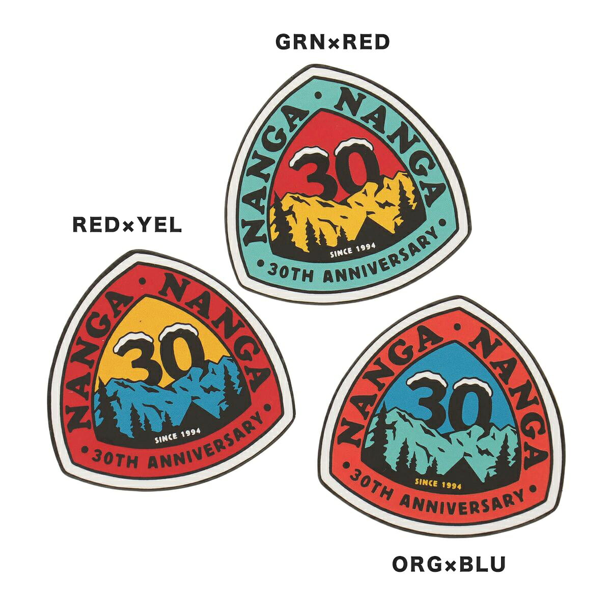 NANGA ナンガ NANGA 30TH ANNIVERSARY STICKER DELTA ナンガ 30th アニバーサリー ステッカー デルタ アウトドア キャンプ シール ギフト プレゼント セレクトショップムー【P10】