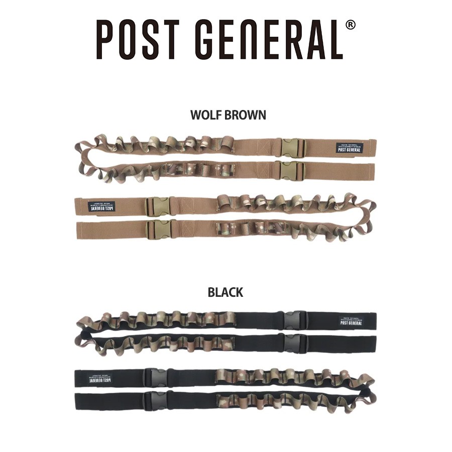 POST GENERAL(ポストジェネラル) HANG IT -PACK2- ハングイット ハンギングベルト 2本セット コンパクト収納 w900-w1200まで調整可能 キャンプ 車中泊 釣り スノボー アウトドア