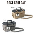 (一日市でポイント10倍)POST GENERAL(ポストジェネラル) WAXED CANVAS AMMO TOOL BOX ワックスドキャンバス アンモツールボックス キャンプ サバゲー 車中泊 アウトドア マルチ収納 セレクトショップムー