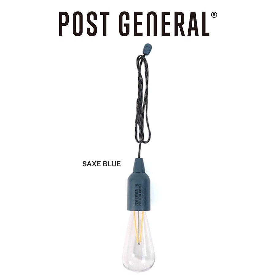 POST GENERAL(ݥȥͥ) HANG LAMP TYPE1 ϥ󥰥 ץ LED饤 - SAXE BLUE : 50롼() Ϣ³24h   ƥꥢ BBQ IPX4ɿ ñ4 쥯ȥåץࡼ