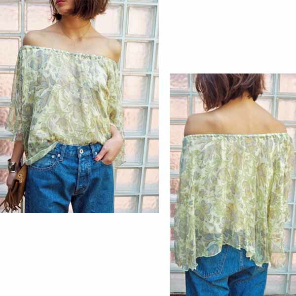 (SALE50%OFF) TODAYFUL トゥデイフル Silk Print Blouse シルクプリントブラウス 11710420 セール muselect-10071571 セレクトショップ ムー サンプル画像3
