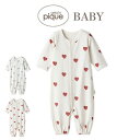ジェラートピケ ベビー gelato pique BABY 新生児ハート柄2WAYオール pbco254475 パジャマ 部屋着 ロンパース ジェラピケ 出産祝い 2025秋 ギフト 贈り物 プレゼント セレクトショップムー