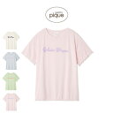 ジェラートピケ gelato pique カラフルロゴTシャツ pwct254320 ジェラピケ ルームウェア パジャマ 部屋着 2025秋 ギフト プレゼントにおすすめ セレクトショップムー【P10】