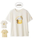 ジェラートピケ gelato pique はちみつベア柄ワンポイントTシャツ pwct254331 ジェラピケ ルームウェア パジャマ 部屋着 レディース 20...