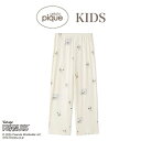 ジェラートピケ キッズ gelato pique kids PEANUTS SNOOPY×BEAR 総柄ロングパンツ pkcp251441 ジェラピケ スヌーピ...