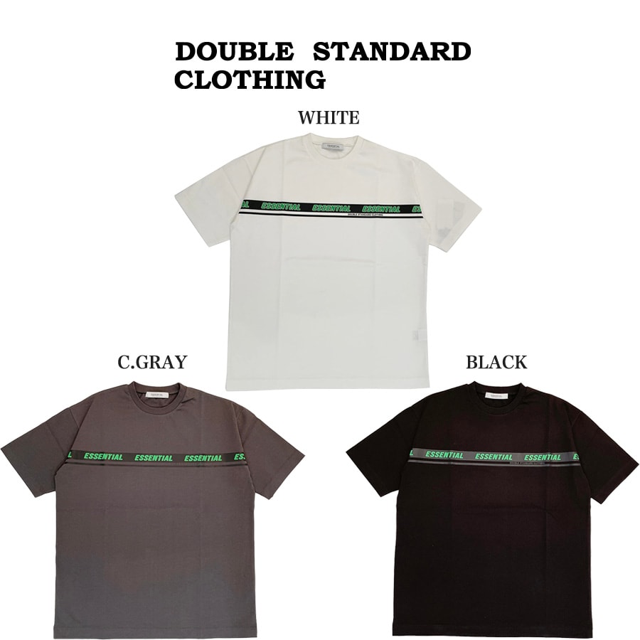 ダブルスタンダードクロージング DOUBLE STANDARD CLOTHING Essential / ロゴラインTシャツ 2508020223 レディース ダブスタ トップス デイリーユース 半袖 スポーティー