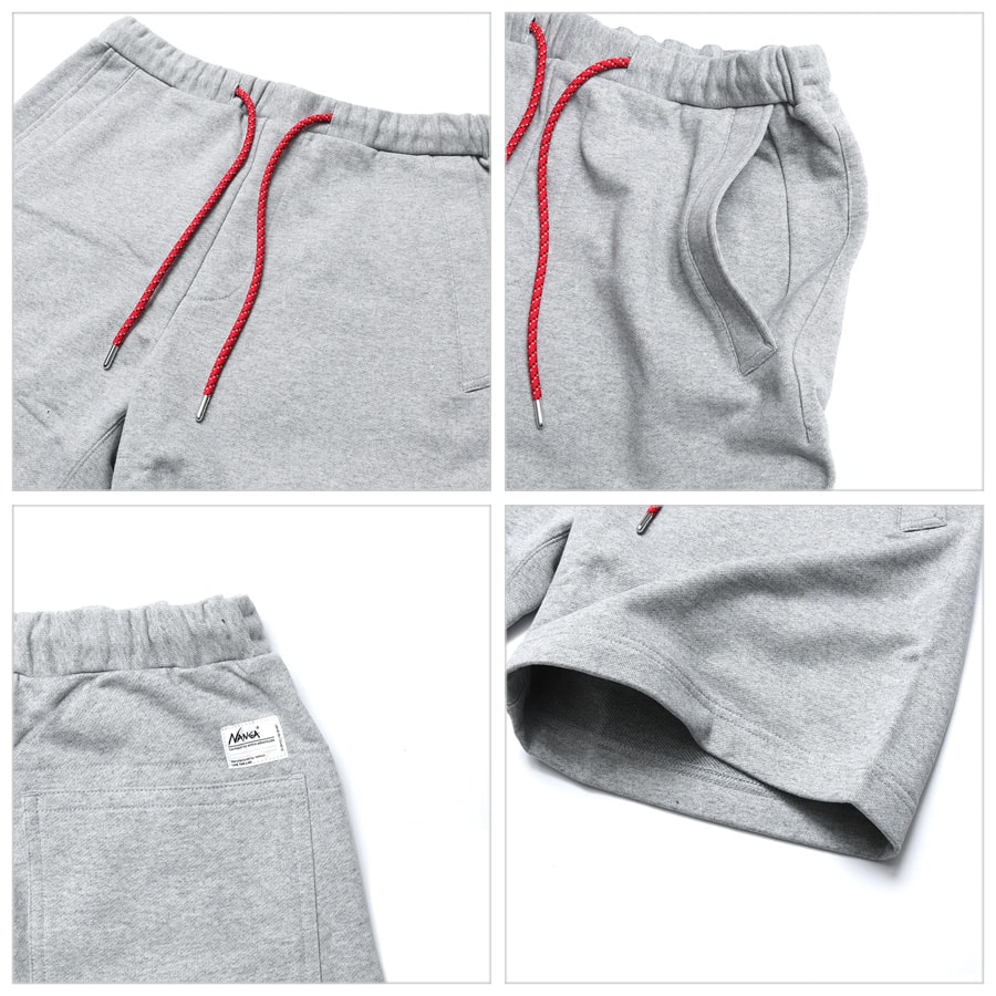 NANGA ナンガ ECO HYBRID SWEAT SHORTS/エコハイブリッド スウェットショーツ ユニセックス ショートパンツ 部屋着 アウトドアフィールド リサイクルコットン ギフトにおすすめ 3