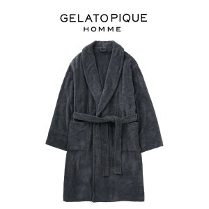 GELATO PIQUE HOMME ジェラートピケ オム パイルガウン phct241955 メンズ 部屋着 ルームウェア バスローブ パジャマ 羽織 新生活 ギフト プレゼントにおすすめ 2024夏 セレクトショップムー