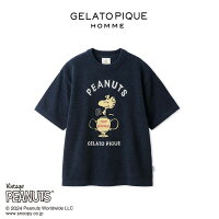 GELATO PIQUE HOMME ジェラートピケ オム PEANUTS TENNIS ジャガードプルオーバー ...